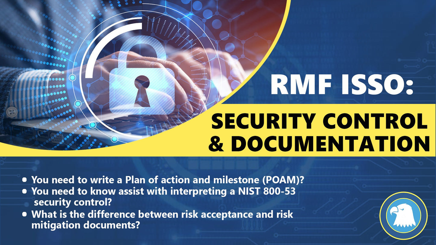 RMF ISSO Security Control & Documentation Course